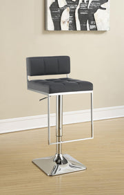 Alameda Adjustable Bar Stool Chrome and Grey - Theo's Factory Direct Mattress & Furniture (Columbus, OH)