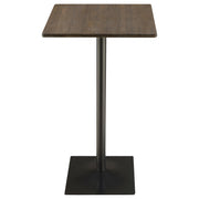Cavalier 3-piece Square Bar Table Set Dark Elm and Black - Theo's Factory Direct Mattress & Furniture (Columbus, OH)