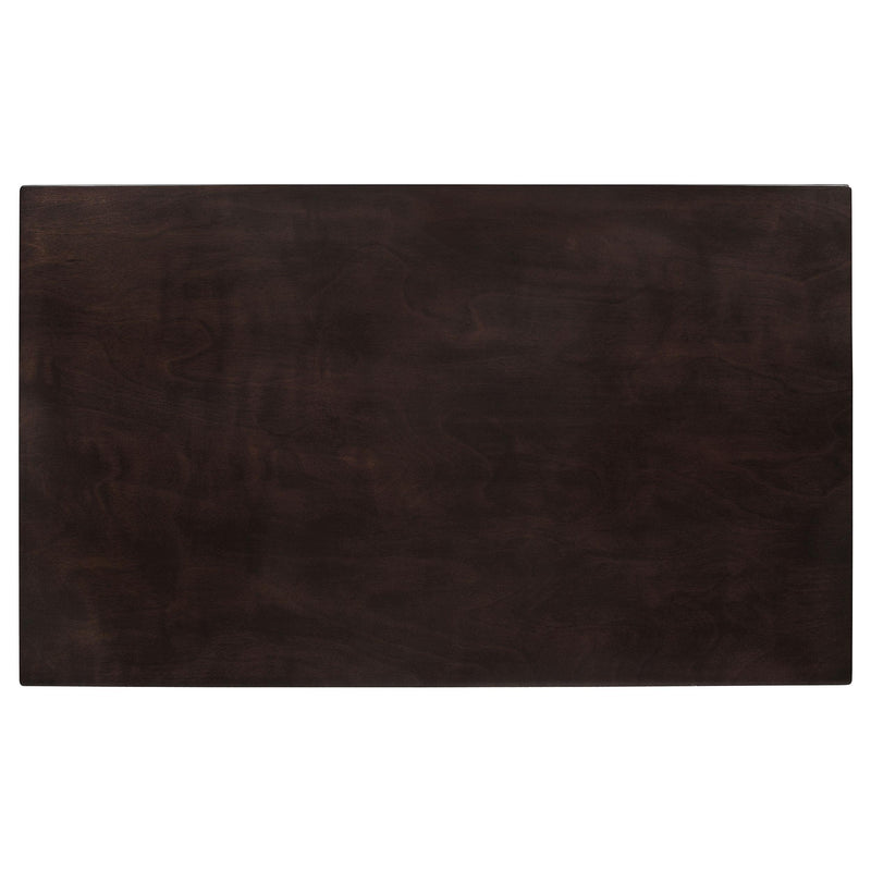 Gabriel 5-piece Rectangular 59-inch Closed Back Dining Set Cappuccino - Theo's Factory Direct Mattress & Furniture (Columbus, OH)