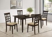 Gabriel 5-piece Rectangular 59-inch Dining Set Cappuccino - Theo's Factory Direct Mattress & Furniture (Columbus, OH)