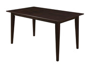 Gabriel Rectangular Dining Table Cappuccino - Theo's Factory Direct Mattress & Furniture (Columbus, OH)