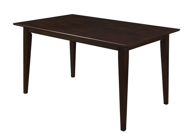 Gabriel Rectangular Dining Table Cappuccino - Theo's Factory Direct Mattress & Furniture (Columbus, OH)