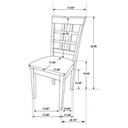 Gabriel Dining Side Chair - Theo's Factory Direct Mattress & Furniture (Columbus, OH)