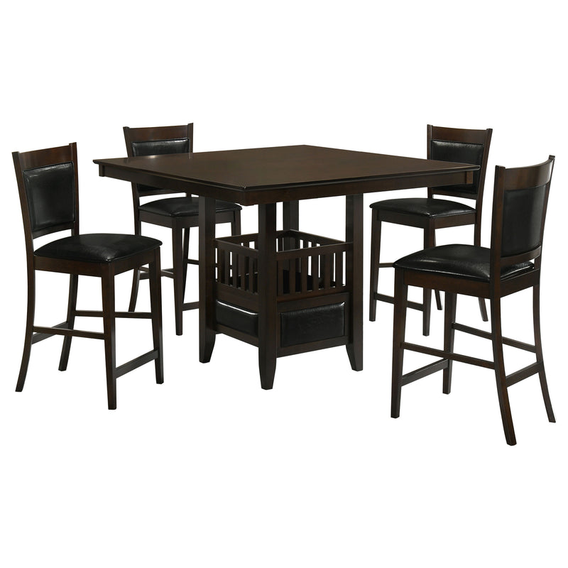Jaden 5 Pc Counter Height Dining Sets - Theo's Factory Direct Mattress & Furniture (Columbus, OH)