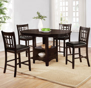 Lavon 5 Pc Counter Height Dining Sets - Theo's Factory Direct Mattress & Furniture (Columbus, OH)