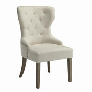 Baney Tufted Upholstered Dining Chair Beige - Theo's Factory Direct Mattress & Furniture (Columbus, OH)