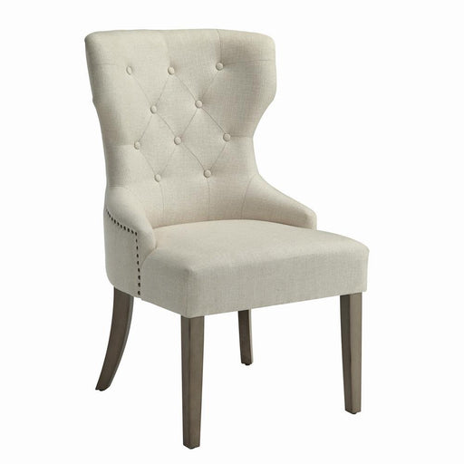 Baney Tufted Upholstered Dining Chair Beige - Theo's Factory Direct Mattress & Furniture (Columbus, OH)