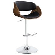 Dana Adjustable Bar Stool Black and Chrome - Theo's Factory Direct Mattress & Furniture (Columbus, OH)