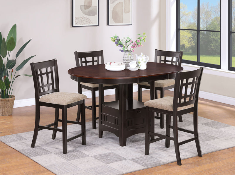 Lavon 5 Pc Counter Height Dining Sets - Theo's Factory Direct Mattress & Furniture (Columbus, OH)