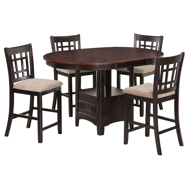 Lavon 5 Pc Counter Height Dining Sets - Theo's Factory Direct Mattress & Furniture (Columbus, OH)