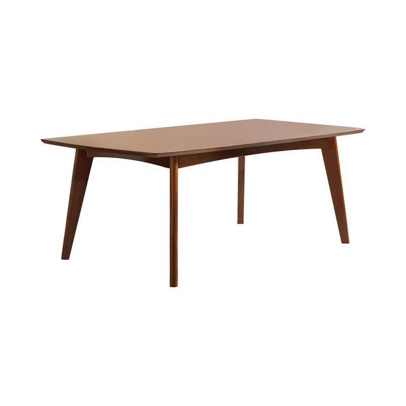 Malone Rectangular Dining Table Dark Walnut - Theo's Factory Direct Mattress & Furniture (Columbus, OH)