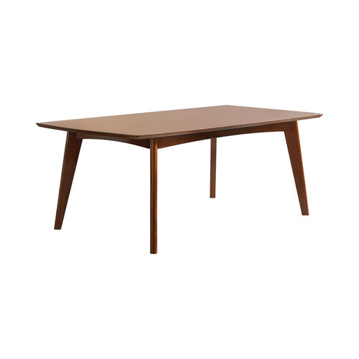 Malone Rectangular Dining Table Dark Walnut - Theo's Factory Direct Mattress & Furniture (Columbus, OH)