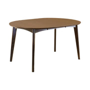 Jedda Oval Dining Table Dark Walnut - Theo's Factory Direct Mattress & Furniture (Columbus, OH)
