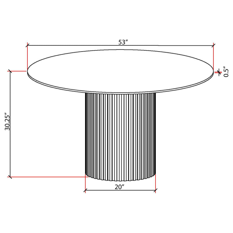 Acadia Dining Table - Theo's Factory Direct Mattress & Furniture (Columbus, OH)