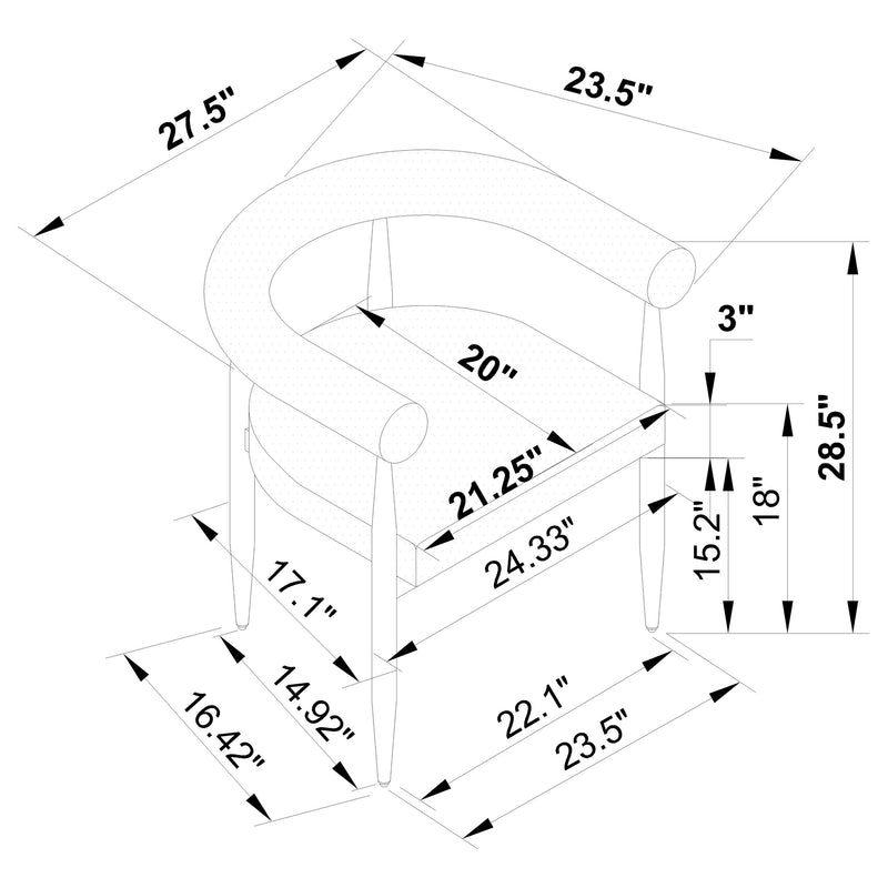 Edson 5 Pc Dining Set - Theo's Factory Direct Mattress & Furniture (Columbus, OH)