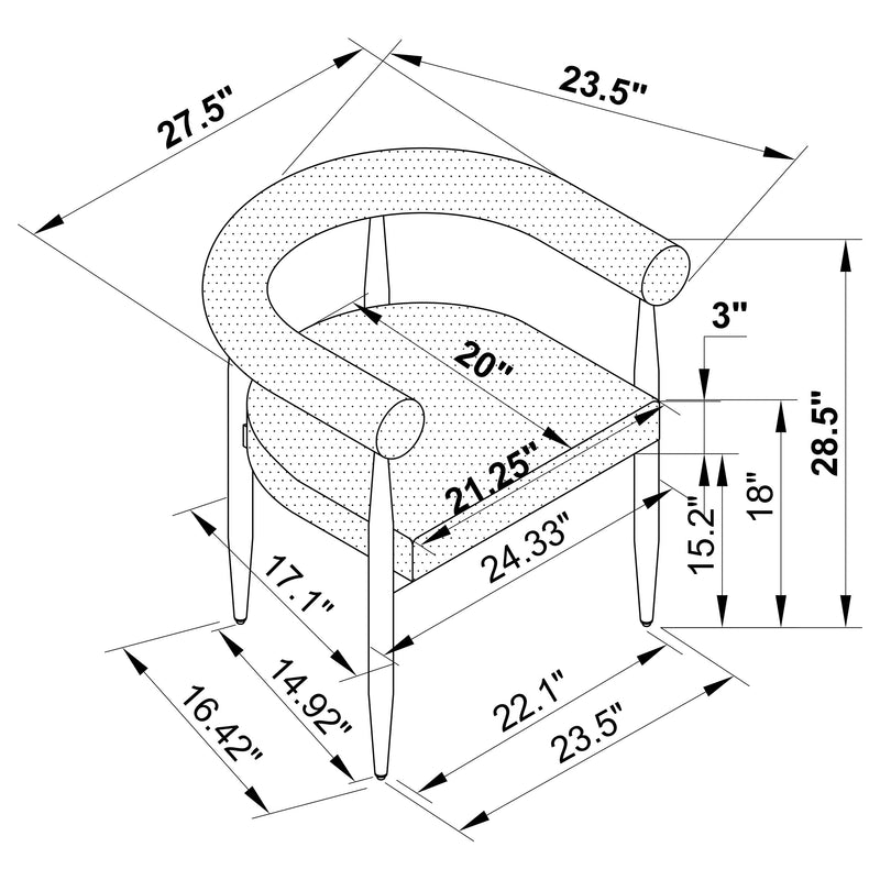 Camden 5 Pc Dining Set - Theo's Factory Direct Mattress & Furniture (Columbus, OH)