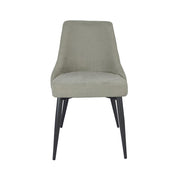 Cosmo Upholstered Curved Back Side Chairs (Set of 2) - Theo's Factory Direct Mattress & Furniture (Columbus, OH)