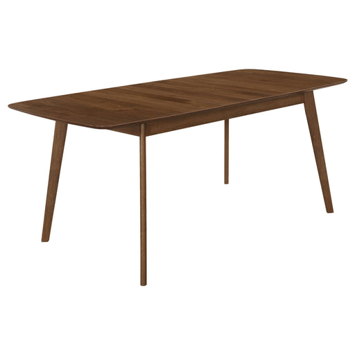 Redbridge Butterfly Leaf Dining Table Natural Walnut - Theo's Factory Direct Mattress & Furniture (Columbus, OH)