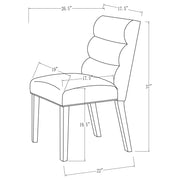 Carla Side Chair - Theo's Factory Direct Mattress & Furniture (Columbus, OH)