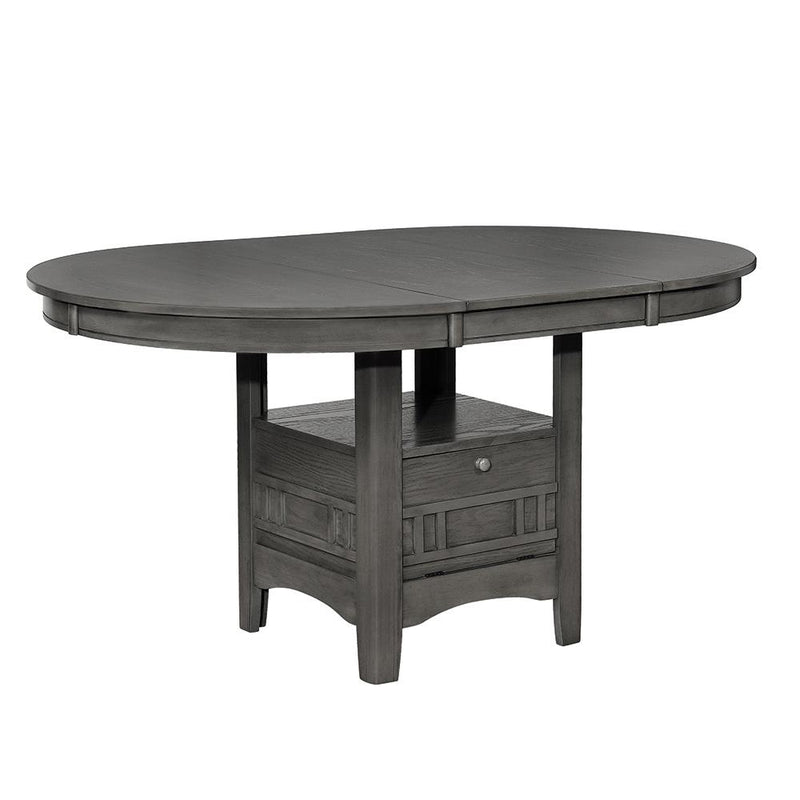 Lavon Dining Table with Storage Medium Grey - Theo's Factory Direct Mattress & Furniture (Columbus, OH)