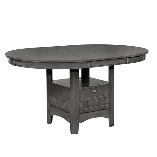 Lavon Dining Table with Storage Medium Grey - Theo's Factory Direct Mattress & Furniture (Columbus, OH)