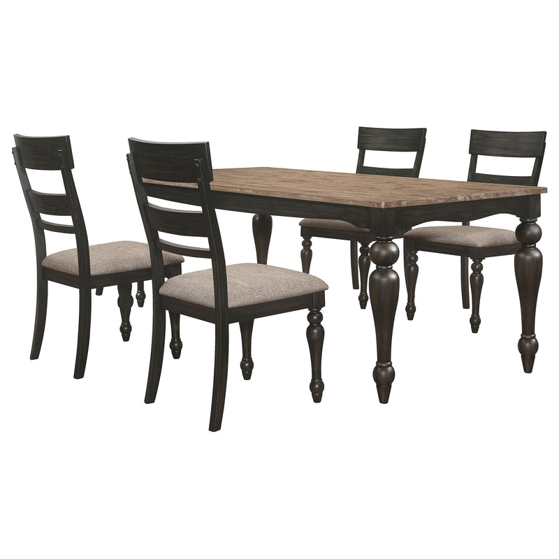 Bridget 5 Pc Dining Set - Theo's Factory Direct Mattress & Furniture (Columbus, OH)