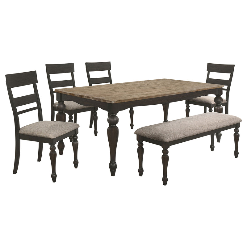 Bridget 6 Pc Dining Set - Theo's Factory Direct Mattress & Furniture (Columbus, OH)
