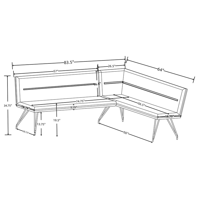 Dodson Bench - Theo's Factory Direct Mattress & Furniture (Columbus, OH)