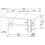 Middleton Dining Tables - Theo's Factory Direct Mattress & Furniture (Columbus, OH)