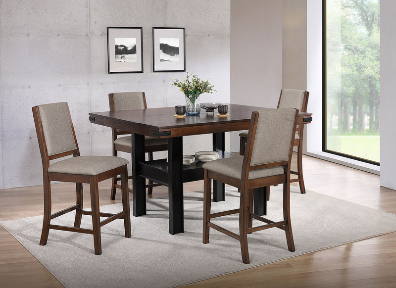 Patterson 5 Pc Counter Height Dining Set - Theo's Factory Direct Mattress & Furniture (Columbus, OH)