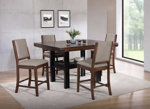 Patterson 5 Pc Counter Height Dining Set - Theo's Factory Direct Mattress & Furniture (Columbus, OH)
