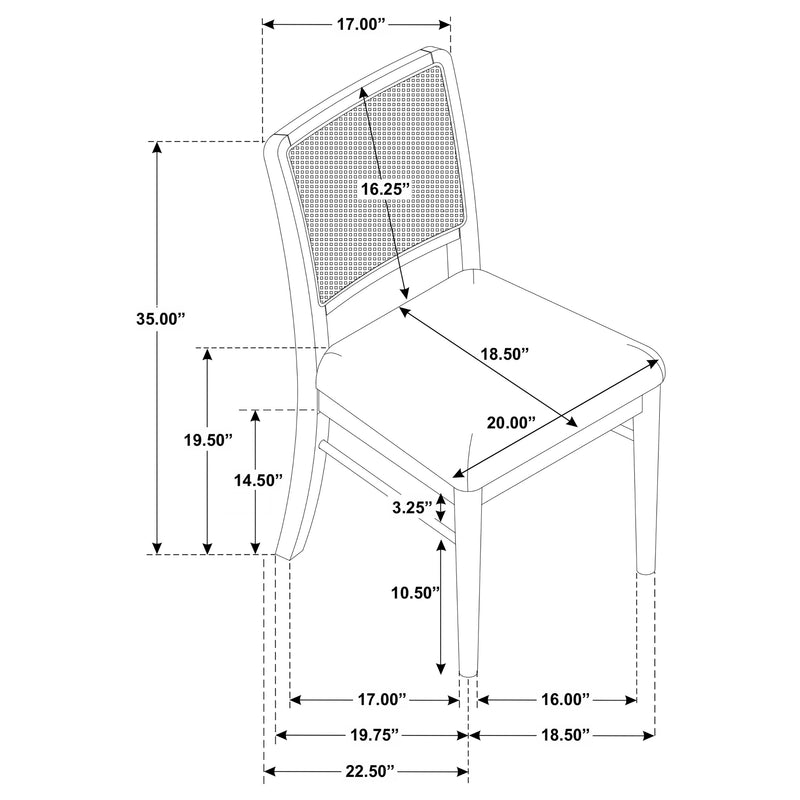 Arini Side Chairs - Theo's Factory Direct Mattress & Furniture (Columbus, OH)