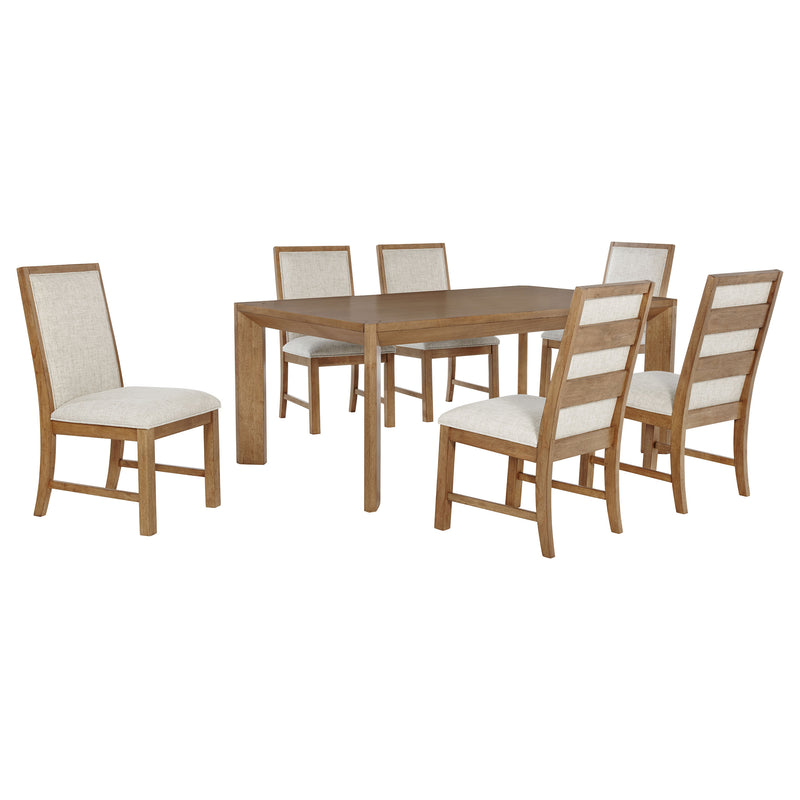 Bruner 7 Pc Dining Set - Theo's Factory Direct Mattress & Furniture (Columbus, OH)