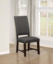 Twain Upholstered Side Chairs Warm Grey (Set of 2) - Theo's Factory Direct Mattress & Furniture (Columbus, OH)