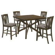 Canfield 5 Pc Counter Height Dining Set - Theo's Factory Direct Mattress & Furniture (Columbus, OH)
