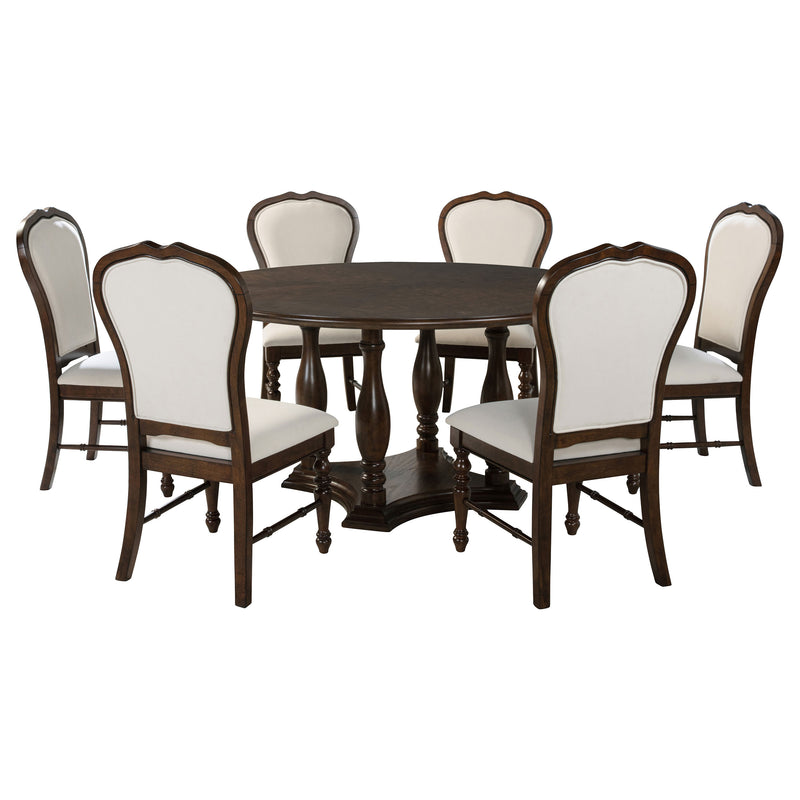 Landon 7 Pc Dining Set - Theo's Factory Direct Mattress & Furniture (Columbus, OH)