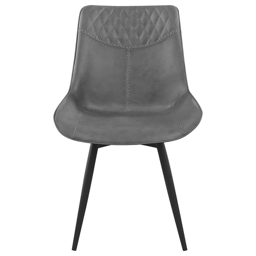 Brassie Upholstered Side Chairs Grey (Set of 2) - Theo's Factory Direct Mattress & Furniture (Columbus, OH)