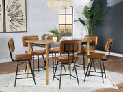 Partridge 7 Pc Counter Height Dining Set - Theo's Factory Direct Mattress & Furniture (Columbus, OH)