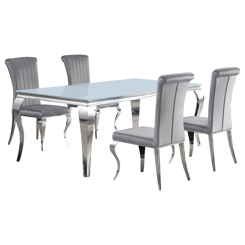 Carone 5 Pc Dining Sets - Theo's Factory Direct Mattress & Furniture (Columbus, OH)