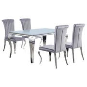 Carone 5 Pc Dining Sets - Theo's Factory Direct Mattress & Furniture (Columbus, OH)