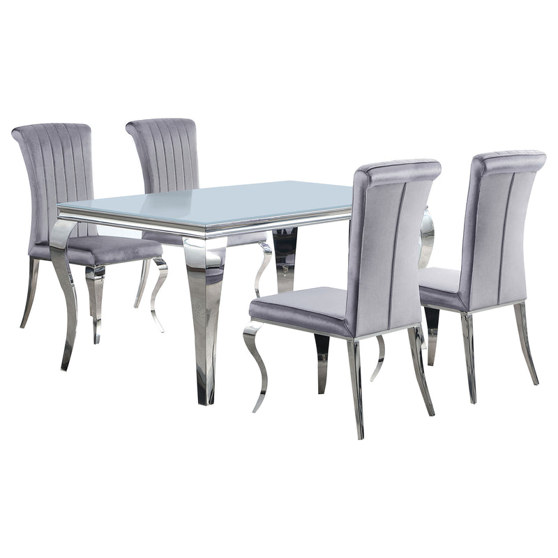 Carone 5 Pc Dining Sets - Theo's Factory Direct Mattress & Furniture (Columbus, OH)