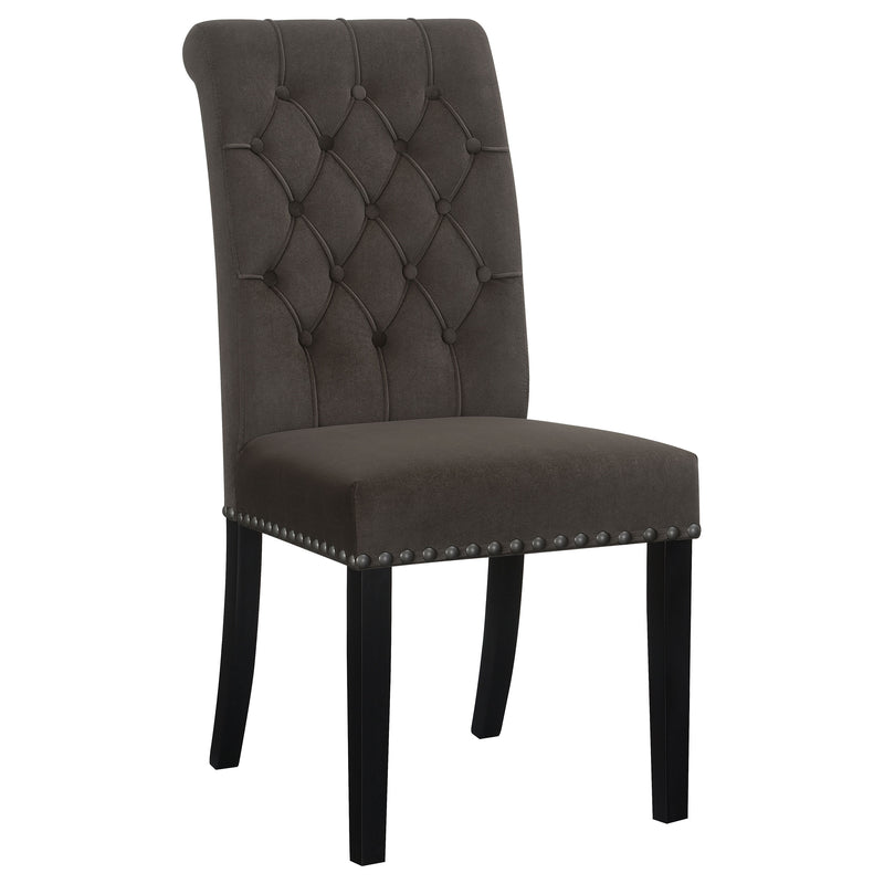 Alana Upholstered Tufted Side Chairs with Nailhead Trim (Set of 2) - Theo's Factory Direct Mattress & Furniture (Columbus, OH)