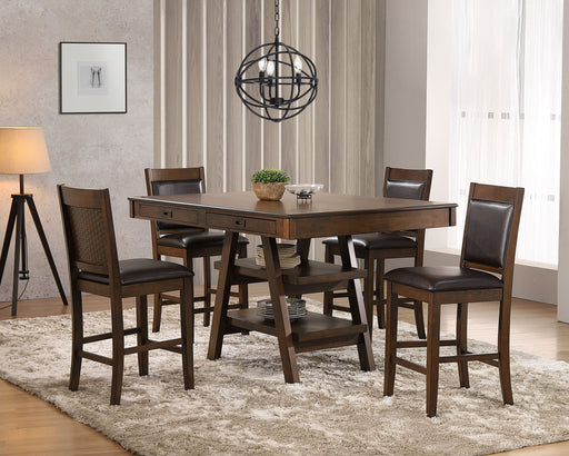 Dewey 5 Pc Counter Height Dining Sets - Theo's Factory Direct Mattress & Furniture (Columbus, OH)