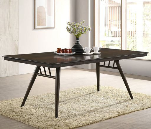 Wes Rectangular Dining Table Dark Walnut - Theo's Factory Direct Mattress & Furniture (Columbus, OH)