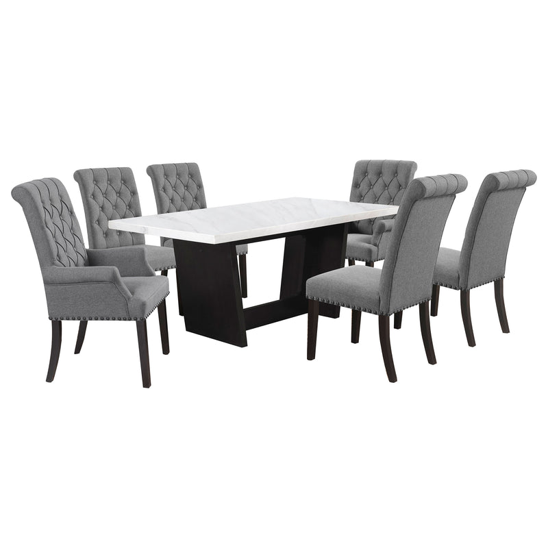 Sherry 7 Pc Dining Set - Theo's Factory Direct Mattress & Furniture (Columbus, OH)