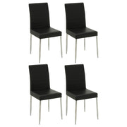 Maston Upholstered Dining Chairs Black (Set of 4) - Theo's Factory Direct Mattress & Furniture (Columbus, OH)