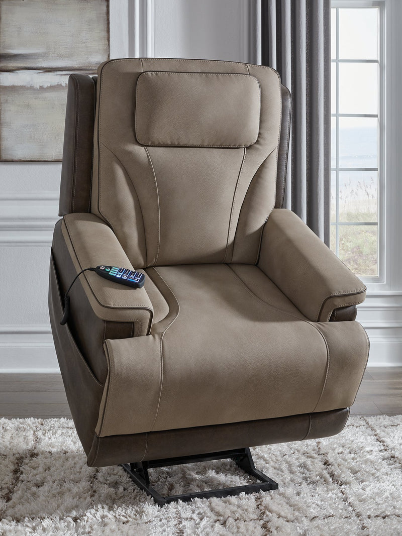 4Z-Peaceful Pause Power Lift Recliner - Theo's Factory Direct Mattress & Furniture (Columbus, OH)