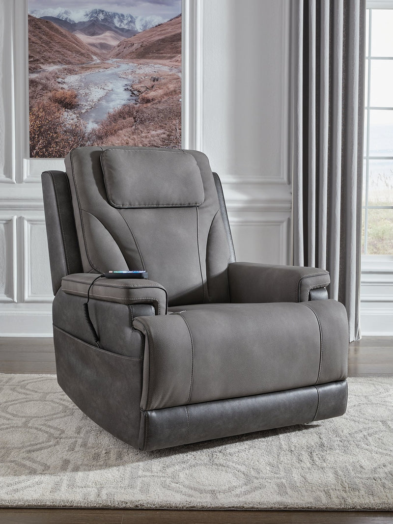 4Z-Peaceful Pause Power Lift Recliner - Theo's Factory Direct Mattress & Furniture (Columbus, OH)