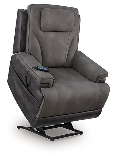 4Z-Peaceful Pause Power Lift Recliner - Theo's Factory Direct Mattress & Furniture (Columbus, OH)