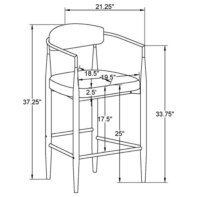 Tina Counter Stool - Theo's Factory Direct Mattress & Furniture (Columbus, OH)
